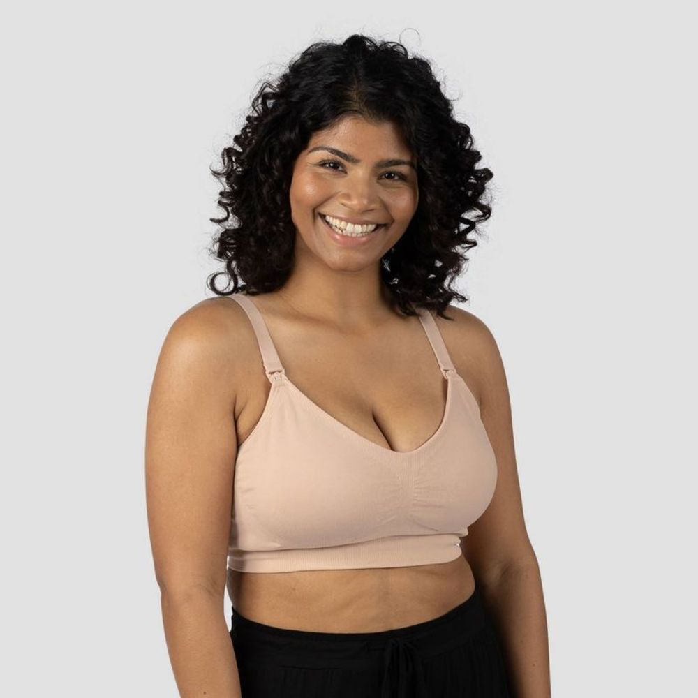 kindred by Kindred Bravely Women's Pumping + Nursing Hands Free Bra - Beige